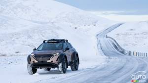Voici le Nissan Ariya qui tentera le trajet entre le pôle Nord et le pôle Sud